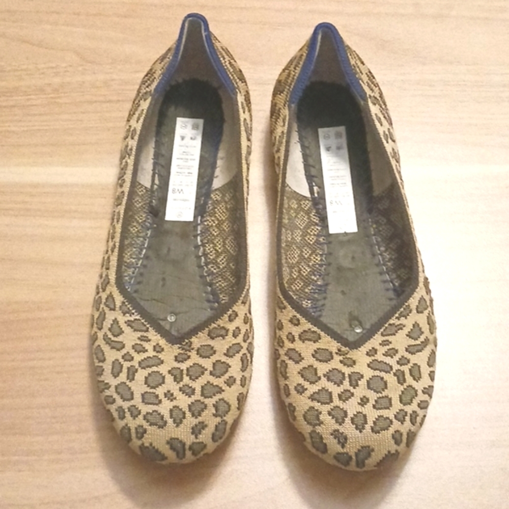Rothy's "Retired Cheetah" Round Toe Ballet Flats … - image 2